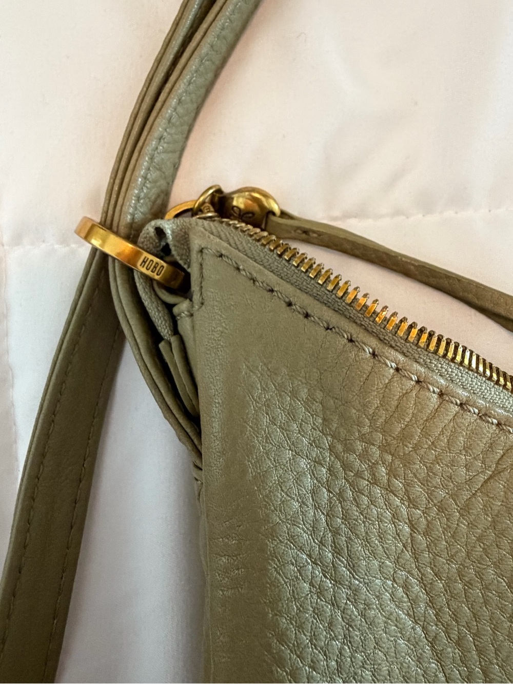 HOBO Leather Merrin Convertible Backpack and Shoulder Bag - Cactus Green - Picture 2 of 16